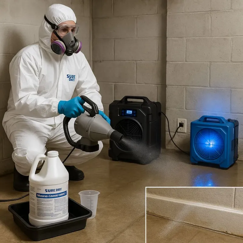 Sanitization and Odor Removal process in Batesville, MS